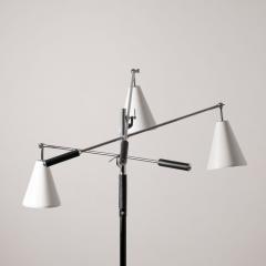 Angelo Lelli Lelii Angelo Lelii Triennale Floor Lamp for Arredoluce 1960s - 3133869