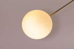 Angelo Lelli Lelii Angelo Lelii certified 3 Lune ceiling or wall light for Arredoluce Italy 1960s - 4205766