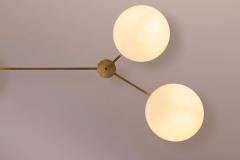 Angelo Lelli Lelii Angelo Lelii certified 3 Lune ceiling or wall light for Arredoluce Italy 1960s - 4205780