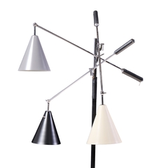 Angelo Lelli Lelii Angelo Lelli for Arredoluce Triennial Mid Century Italian Floor Lamp - 4703974