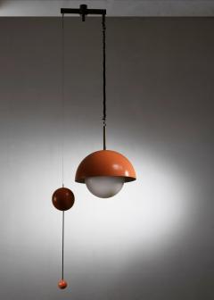 Angelo Lelli Lelii Angelo Lelli pendant lamp for Arredoluce - 4608204