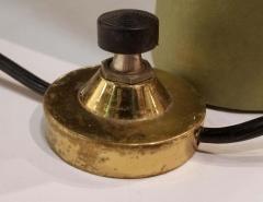 Angelo Lelli Lelii Arredoluce Easel Lamp by Angelo Lelli in Solid Brass 1950s - 1358440