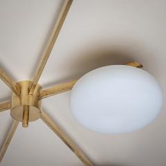 Angelo Lelli Lelii Ceiling Lamp Model 6 Lune by Angelo Lelli Edition Arredoluce Italy - 4387486
