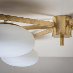 Angelo Lelli Lelii Ceiling Lamp Model 6 Lune by Angelo Lelli Edition Arredoluce Italy - 4387489