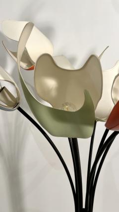 Angelo Lelli Lelii Eight arms floor lamp in the style of Angelo Lelli Italy circa 1950 - 4384148