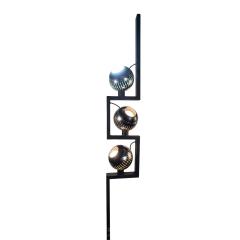 Angelo Lelli Lelii ITALIAN MODERNIST MAGNETIC ADJUSTABLE CHROME BALL FLOOR LAMP BY ANGELO LELLI - 4519337