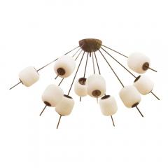 Angelo Lelli Lelii Large Sputnik Chandelier in the Manner of Angelo Lelli - 3571477