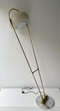 Angelo Lelli Lelii Mid Century Floor Lamp Brass Metal by Angelo Lelii for Arredoluce Italy 1950s - 3015457