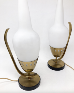 Angelo Lelli Lelii Mid Century Modern Pair of Table Lamps Model 12915 by Angelo Lelii - 3456889