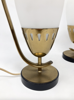 Angelo Lelli Lelii Mid Century Modern Pair of Table Lamps Model 12915 by Angelo Lelii - 3456893