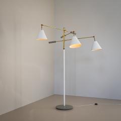Angelo Lelli Lelii Model 12128s Triennale Floor Lamp by Angelo Lelli for Arredoluce circa 1951 - 4548237