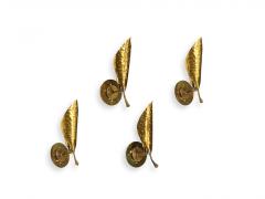 Angelo Lelli Lelii Pair of Leaf Wall Lights by Angelo Lelii for Arredoluce - 4524746