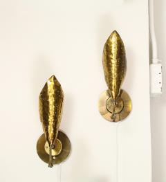 Angelo Lelli Lelii Pair of Leaf Wall Lights by Angelo Lelii for Arredoluce - 4524748