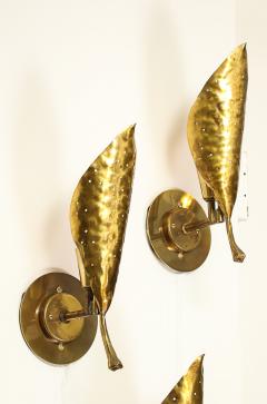 Angelo Lelli Lelii Pair of Leaf Wall Lights by Angelo Lelii for Arredoluce - 4524750