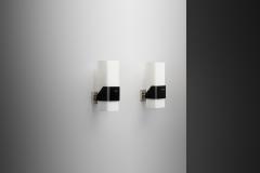 Angelo Lelli Lelii Pair of Model 12670 Wall Lamps by Angelo Lelii for Arredoluce Italy 1950s - 4556511
