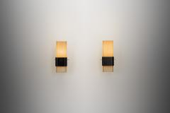 Angelo Lelli Lelii Pair of Model 12670 Wall Lamps by Angelo Lelii for Arredoluce Italy 1950s - 4556514
