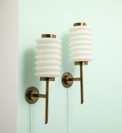 Angelo Lelli Lelii Pair of Rare Wall Lights by Angelo Lelii for Arredoluce - 3727615