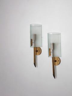Angelo Lelli Lelii Pair of Wall Lamps by Angelo Lelii for Arredoluce - 4727004