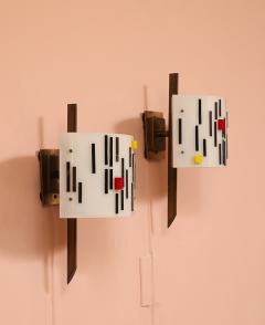 Angelo Lelli Lelii Pair of Wall Lights by Angelo Lelii for Arredoluce - 4384674