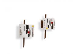 Angelo Lelli Lelii Pair of Wall Lights by Angelo Lelii for Arredoluce - 4384677
