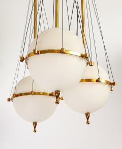 Angelo Lelli Lelii Rare Chandelier by Angelo Lelli for Arredoluce - 2571084