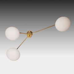 Angelo Lelli Lelii Rare Pair of Tre Lune Ceiling or Walll Lights by Angelo Lelii - 3497695