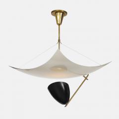 Angelo Lelli Lelii Rare Vela Ceiling Light Model 12385 by Arredoluce - 4796723