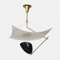 Angelo Lelli Lelii Rare Vela Ceiling Light Model 12385 by Arredoluce - 4796726
