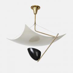 Angelo Lelli Lelii Rare Vela Ceiling Light Model 12385 by Arredoluce - 4796727