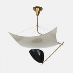 Angelo Lelli Lelii Rare Vela Ceiling Light Model 12385 by Arredoluce - 4796728
