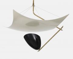 Angelo Lelli Lelii Rare Vela Ceiling Light Model 12385 by Arredoluce - 4796732
