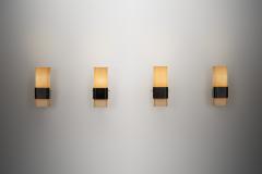 Angelo Lelli Lelii Set of Four Model 12670 Wall Lamps by Angelo Lelii for Arredoluce Italy 1950s - 4556525
