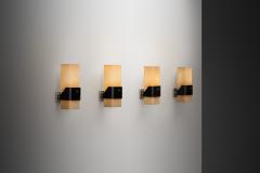 Angelo Lelli Lelii Set of Four Model 12670 Wall Lamps by Angelo Lelii for Arredoluce Italy 1950s - 4561668
