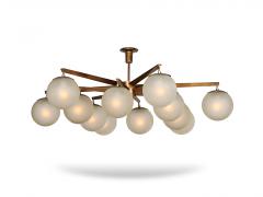 Angelo Lelli Lelii Stella 12 Light Chandelier by Angelo Lelii for Arredoluce - 3871802