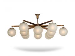 Angelo Lelli Lelii Stella 12 Light Chandelier by Angelo Lelii for Arredoluce - 3871803