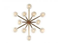 Angelo Lelli Lelii Stella 12 Light Chandelier by Angelo Lelii for Arredoluce - 3871809