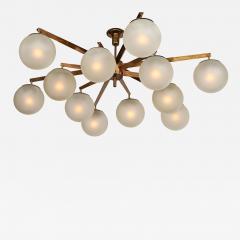 Angelo Lelli Lelii Stella 12 Light Chandelier by Angelo Lelii for Arredoluce - 3953634