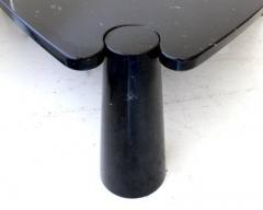 Angelo Mangiarotti ANGELO MANGIAROTTI BLACK MARQUINA MARBLE EROS TRIANGULAR COFFEE TABLE - 3293792