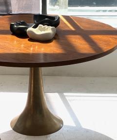 Angelo Mangiarotti ANGELO MANGIAROTTI ITALIAN DESIGNER ARCHITECT BRONZE DINING TABLE BERNINI BASE - 4625083