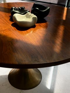 Angelo Mangiarotti ANGELO MANGIAROTTI ITALIAN DESIGNER ARCHITECT BRONZE DINING TABLE BERNINI BASE - 4625084
