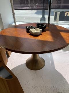 Angelo Mangiarotti ANGELO MANGIAROTTI ITALIAN DESIGNER ARCHITECT BRONZE DINING TABLE BERNINI BASE - 4625087