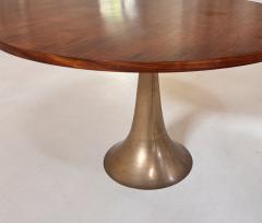 Angelo Mangiarotti ANGELO MANGIAROTTI ITALIAN DESIGNER ARCHITECT BRONZE DINING TABLE BERNINI BASE - 4625088