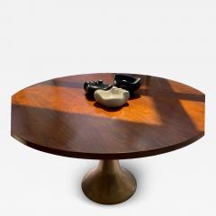 Angelo Mangiarotti ANGELO MANGIAROTTI ITALIAN DESIGNER ARCHITECT BRONZE DINING TABLE BERNINI BASE - 4626895