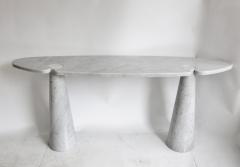 Angelo Mangiarotti ANGELO MANGIAROTTI WHITE CARRARA MARBLE EROS SERIES CONSOLE FOR SKIPPER - 1061150