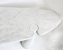 Angelo Mangiarotti ANGELO MANGIAROTTI WHITE CARRARA MARBLE EROS SERIES CONSOLE FOR SKIPPER - 1061153