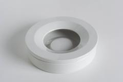 Angelo Mangiarotti Angelo Mangiarotti Barbados Ashtray in White Ceramic Italy 1960s - 4157596