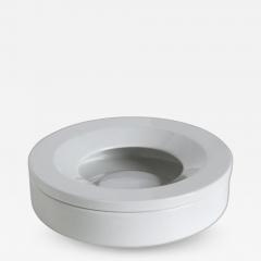 Angelo Mangiarotti Angelo Mangiarotti Barbados Ashtray in White Ceramic Italy 1960s - 4159268