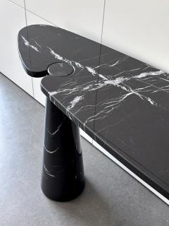 Angelo Mangiarotti Angelo Mangiarotti Black Marble Eros Console Table for Skipper - 3125050