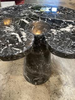 Angelo Mangiarotti Angelo Mangiarotti Black Marquina Marble Side Table from Eros Series - 1512983