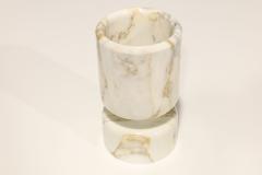 Angelo Mangiarotti Angelo Mangiarotti Calacatta Marble Vase - 2853631